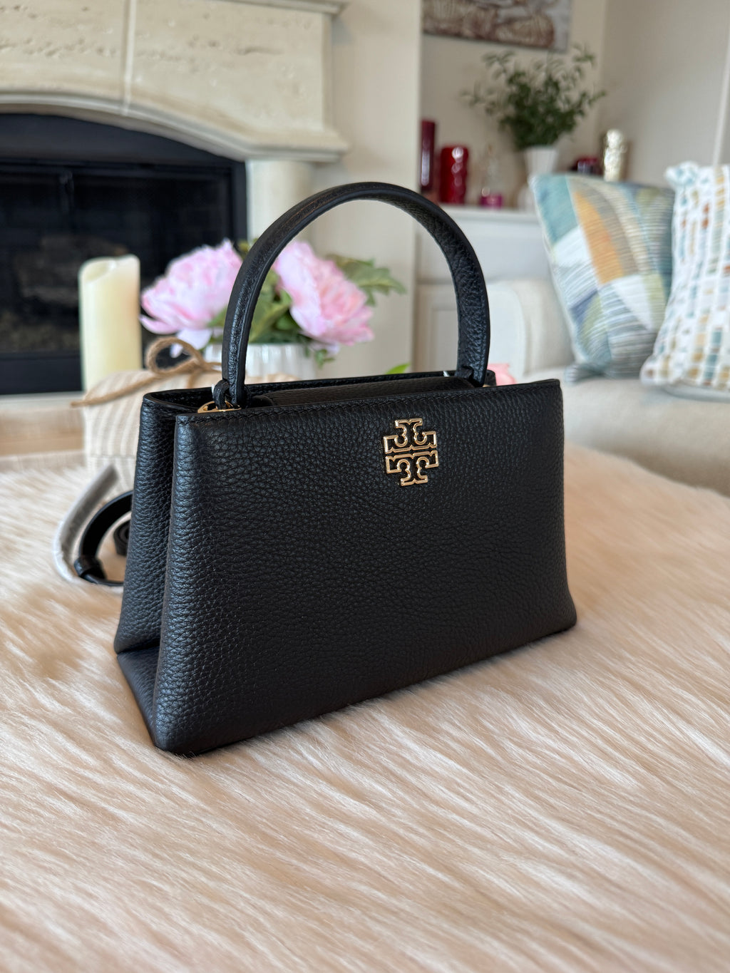 Tory Burch mini Britten top handle