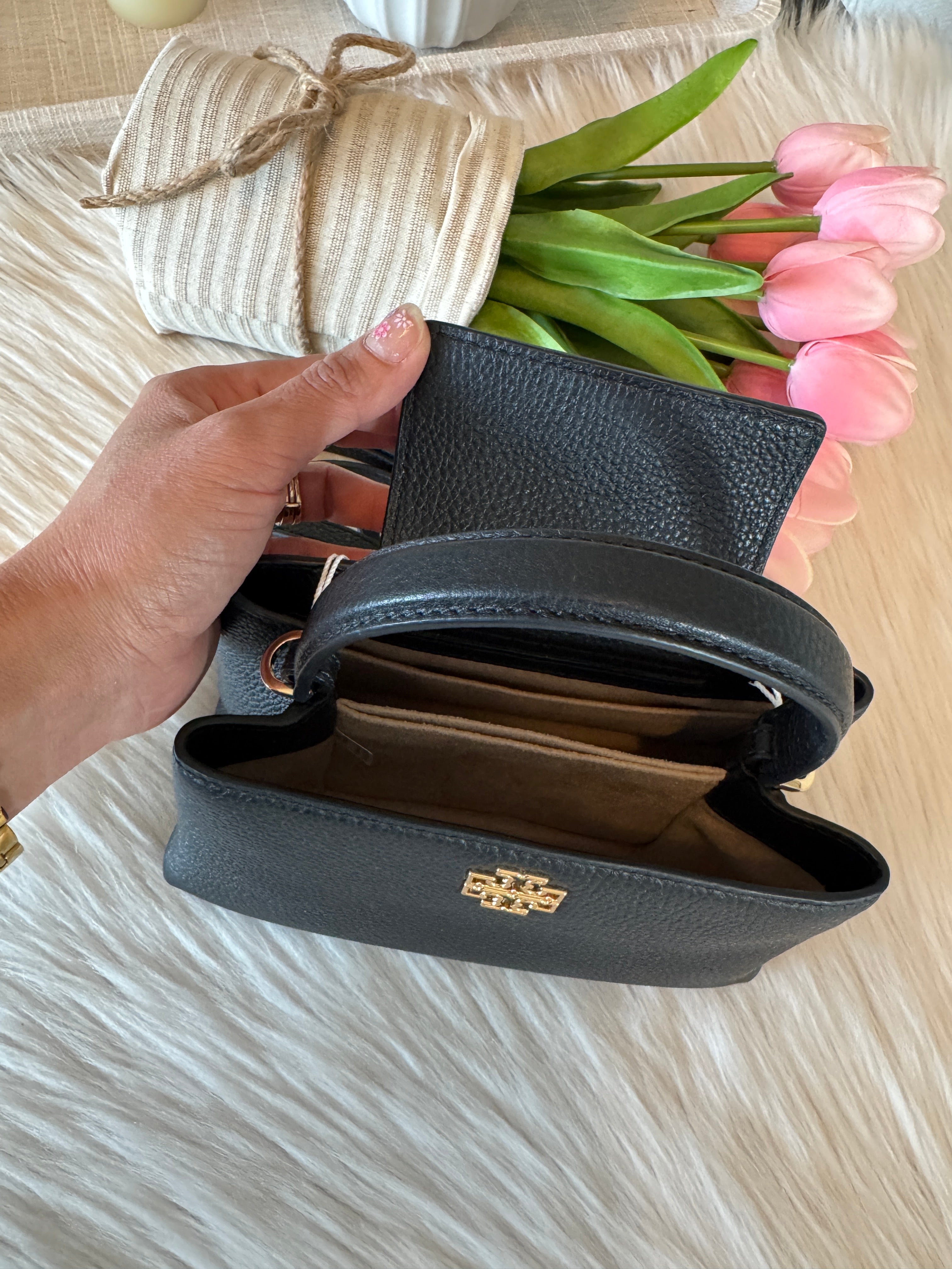 Tory Burch mini Britten top handle