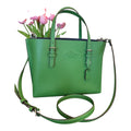 Coach Mollie Tote 25 Kelly Green Leather Crossbody Handbag with Hardware