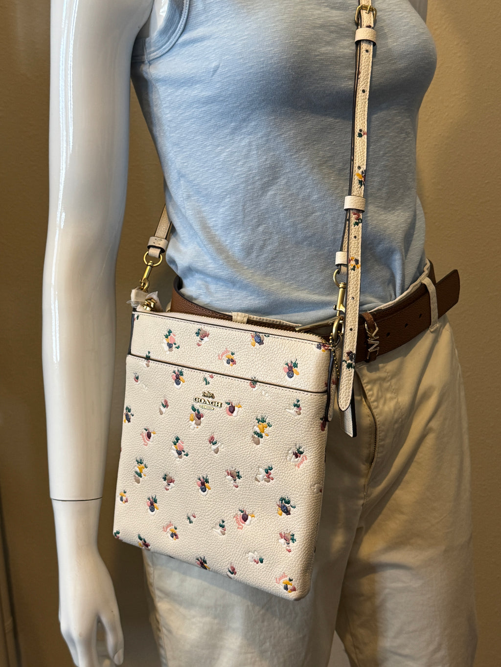 COACH Kitt Messenger Crossbody Bag
With Paint Dab Floral Print