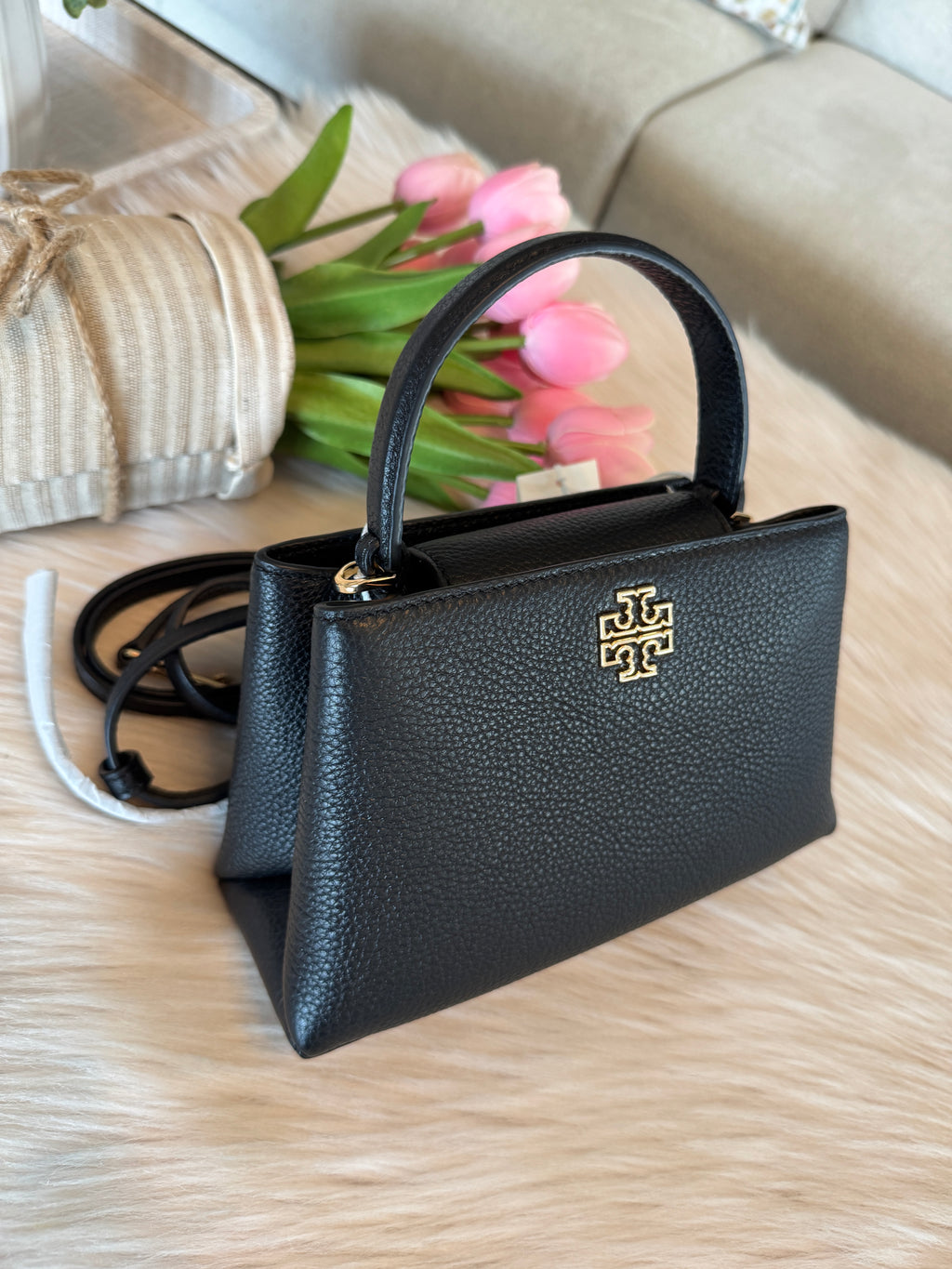 Tory Burch mini Britten top handle