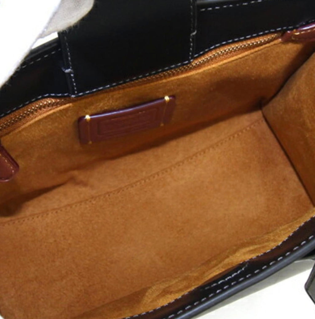 Coach Ace Tote 26 Black Leather Handbag Crossbody Bag New With Tags